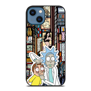 RICK AND MORTY TIMES SQUARE ART iPhone 14 Case Cover