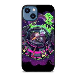 RICK AND MORTY TRIPPY ART iPhone 14 Case Cover