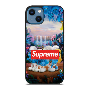 SUPREME AND THE SMURFS 2 iPhone 14 Case Cover