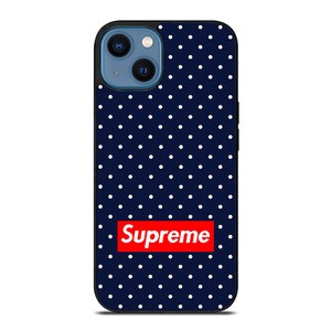 SUPREME FLORAL POLKADOTS iPhone 14 Case Cover