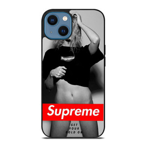 SUPREME GET YOUR BOLD ON iPhone 14 Case Cover