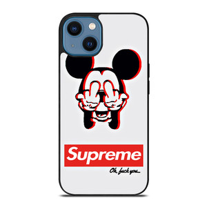 SUPREME MICKEY MOUSE iPhone 14 Case Cover SUPREME MICKEY MOUSE iPhone 14 Case Cover