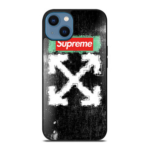 SUPREME OFF WHITE iPhone 14 Case Cover SUPREME OFF WHITE iPhone 14 Case Cover