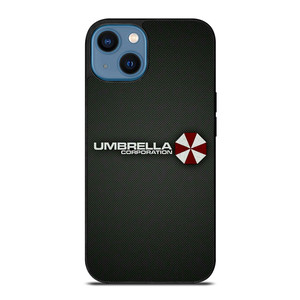 UMBRELLA CORPORATION LOGO CARBON iPhone 14 Case Cover UMBRELLA CORPORATION LOGO CARBON iPhone 14 Case Cover