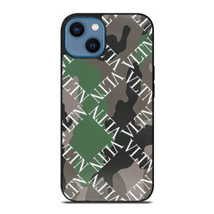 VALENTINO CAMO PATTERN iPhone 14 Case Cover