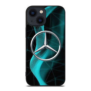 MERCEDES BENZ POLYGONAL LOGO  iPhone 14 Plus Case Cover MERCEDES BENZ POLYGONAL LOGO  iPhone 14 Plus Case Cover