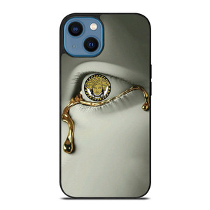 VERSACE LOGO GOLDEN TEAR iPhone 14 Case Cover VERSACE LOGO GOLDEN TEAR iPhone 14 Case Cover