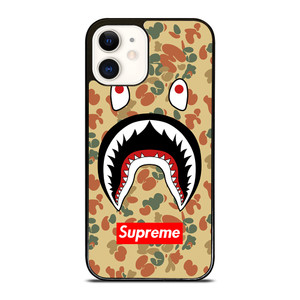 BAPE CAMO SHARK SUPREME iPhone 12 Case Cover BAPE CAMO SHARK SUPREME iPhone 12 Case Cover