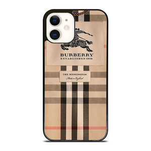 BURBERRY TAG LOGO iPhone 12 Case Cover