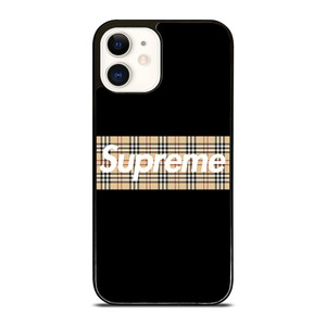 BURBERRY X SUPREME 3 iPhone 12 Case Cover