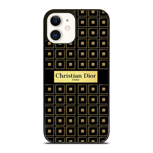 CHRISTIAN DIOR PARIS GOLDEN LOGO iPhone 12 Case Cover CHRISTIAN DIOR PARIS GOLDEN LOGO iPhone 12 Case Cover