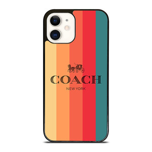 COACH NEW YORK ICON STRIPE iPhone 12 Case Cover COACH NEW YORK ICON STRIPE iPhone 12 Case Cover