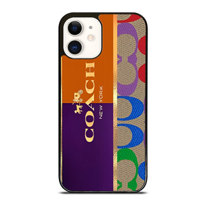 COACH NEW YORK LOGO EMBLEM iPhone 12 Case Cover COACH NEW YORK LOGO EMBLEM iPhone 12 Case Cover