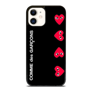 COMME DES GARCONS VERTICAL LOGO iPhone 12 Case Cover