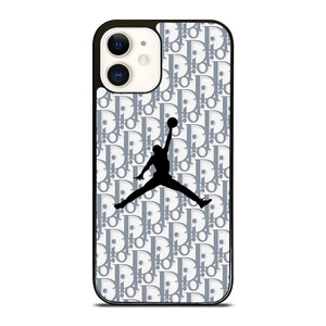 DIOR X AIR JORDAN LOGO iPhone 12 Case Cover