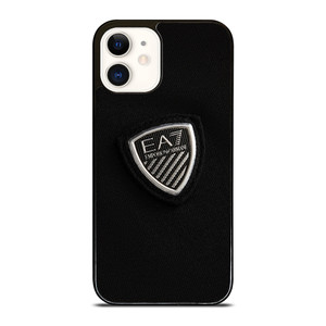 EA7 EMPORIO ARMANI EMBLEM iPhone 12 Case Cover EA7 EMPORIO ARMANI EMBLEM iPhone 12 Case Cover