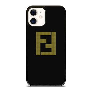 FENDI GOLDEN EMBLEM iPhone 12 Case Cover