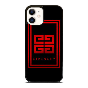 GIVENCHY PARIS LOGO RED iPhone 12 Case Cover