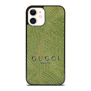 GUCCI BEAUTY GREEN CARVING iPhone 12 Case Cover GUCCI BEAUTY GREEN CARVING iPhone 12 Case Cover