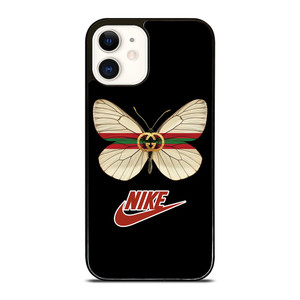 GUCCI BUTTERFLY X NIKE LOGO ICON iPhone 12 Case Cover GUCCI BUTTERFLY X NIKE LOGO ICON iPhone 12 Case Cover