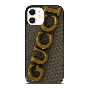GUCCI EMBLEM LOGO iPhone 12 Case Cover