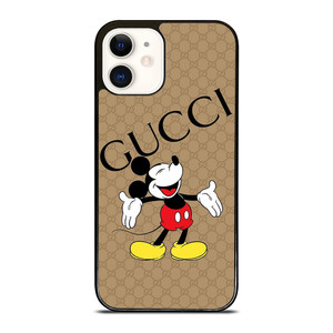 GUCCI LOGO ICON X MICKEY MOUSE DISNEY iPhone 12 Case Cover