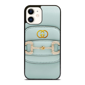 GUCCI LOGO LIGHT BLUE iPhone 12 Case Cover