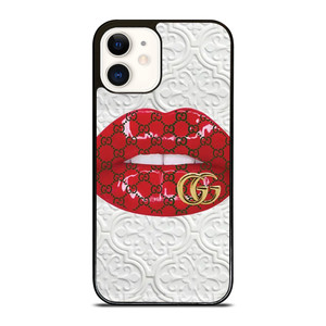 GUCCI LOGO LIPS ICON iPhone 12 Case Cover