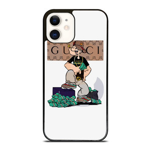 GUCCI LOGO POPPEYE CARTOON iPhone 12 Case Cover