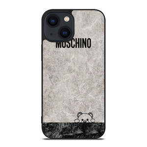 MOSCHINO TOY FUR MARBLE  iPhone 14 Plus Case Cover MOSCHINO TOY FUR MARBLE  iPhone 14 Plus Case Cover