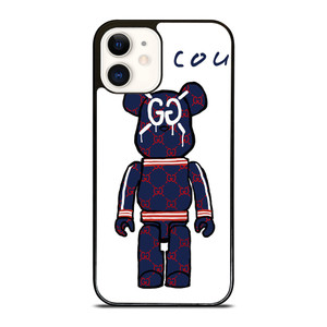 GUCCI LOGO X KAWS BEAR ICON iPhone 12 Case Cover GUCCI LOGO X KAWS BEAR ICON iPhone 12 Case Cover