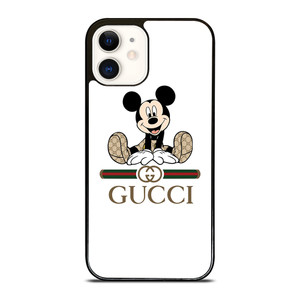 GUCCI LOGO X MICKEY MOUSE DISNEY iPhone 12 Case Cover GUCCI LOGO X MICKEY MOUSE DISNEY iPhone 12 Case Cover