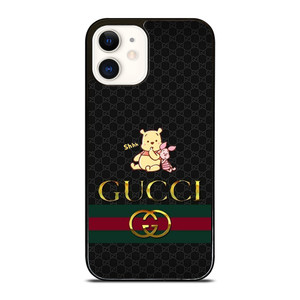 GUCCI LOGO X WINNIE THE POOH PIGLET DISNEY iPhone 12 Case Cover