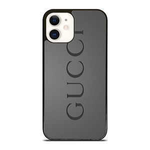 GUCCI METAL LOGO EMBLEM iPhone 12 Case Cover