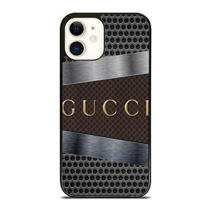 GUCCI METAL LOGO ICON iPhone 12 Case Cover GUCCI METAL LOGO ICON iPhone 12 Case Cover