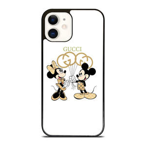 GUCCI MICKEY MINNIE MOUSE BALLOON iPhone 12 Case Cover