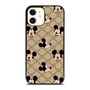 GUCCI MICKEY MOUSE HEADS iPhone 12 Case Cover