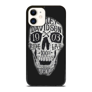 HARLEY DAVIDSON 1903 SKULL iPhone 12 Case Cover HARLEY DAVIDSON 1903 SKULL iPhone 12 Case Cover