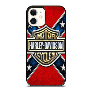 HARLEY DAVIDSON FLAG LOGO iPhone 12 Case Cover