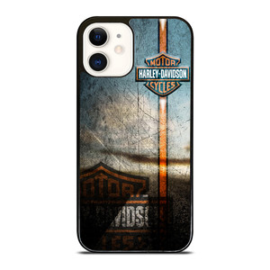 HARLEY DAVIDSON GRUNGE LOGO iPhone 12 Case Cover