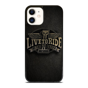 HARLEY DAVIDSON LIVE TO RIDE iPhone 12 Case Cover HARLEY DAVIDSON LIVE TO RIDE iPhone 12 Case Cover