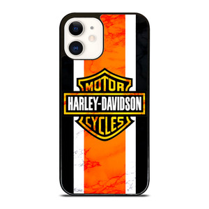 HARLEY DAVIDSON MARBLE LOGO iPhone 12 Case Cover