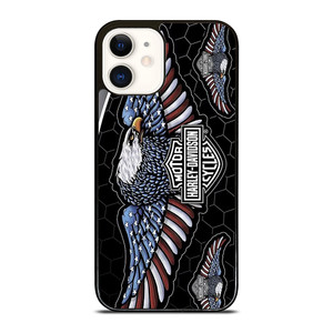 HARLEY DAVIDSON MOTORCYCLE LOGO EAGLE iPhone 12 Case Cover