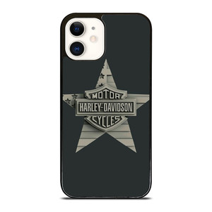 HARLEY DAVIDSON MOTORCYCLE STAR LOGO iPhone 12 Case Cover