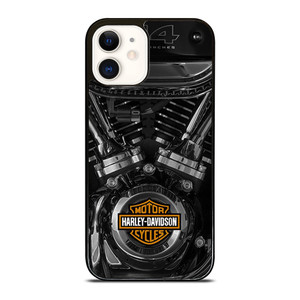 HARLEY DAVIDSON MOTORCYCLES LOGO ENGINE iPhone 12 Case Cover