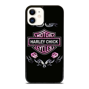 HARLEY DAVIDSON PINK LOGO iPhone 12 Case Cover
