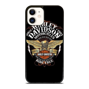 HARLEY DAVIDSON RIDE FREE iPhone 12 Case Cover HARLEY DAVIDSON RIDE FREE iPhone 12 Case Cover