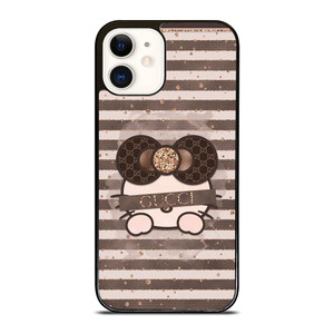 HELLO KITTY BROWN X GUCCI iPhone 12 Case Cover HELLO KITTY BROWN X GUCCI iPhone 12 Case Cover