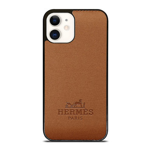 HERMES PARIS FASHION LOGO EMBLEM BROWN iPhone 12 Case Cover HERMES PARIS FASHION LOGO EMBLEM BROWN iPhone 12 Case Cover