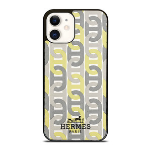 HERMES PARIS LOGO PATTERN iPhone 12 Case Cover